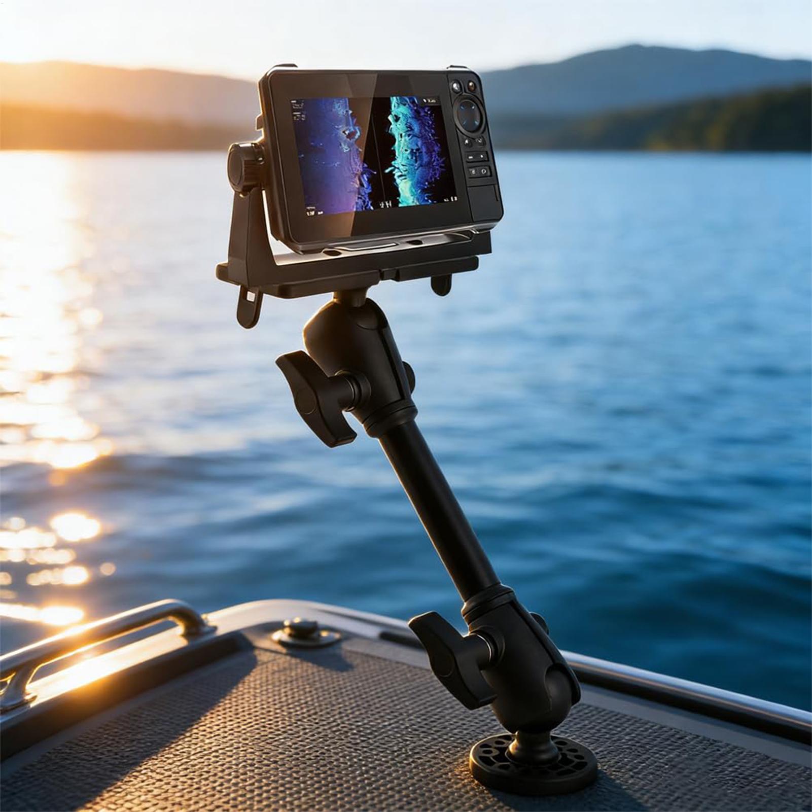 Dudukan Fish Finder Putar 360  - Fishing Kayak Fish Finder Mount ulasan dan harga