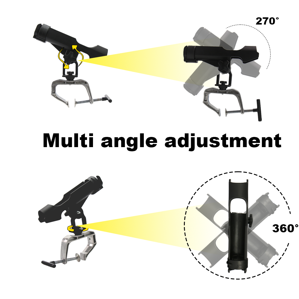 JSFUN 1 Buah Braket Pancing Te - Fishing Kayak Rod Holder ulasan dan harga